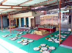 Sri Pathala Swarna Saneeswarar First year Purttiyai munnittu 1008 Abhishekam